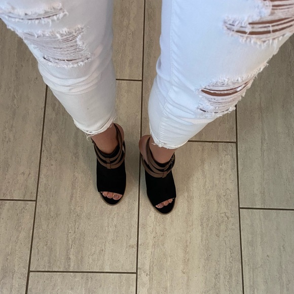 JustFab strappy ankle boots / booties for fall! - Picture 8 of 11